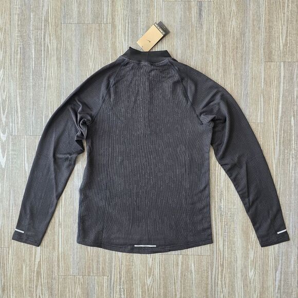 Nike Pinmacle Running Division Men's Jacket Water Repellent Black S Quarter Zip - Picture 10 of 15